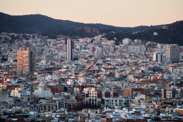 istock Barcelona’s Urban Landscape at Dusk 2179913489
