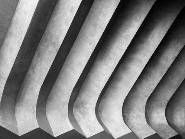 istock Concrete wall curve Architecture details Grey texture background 2179914041