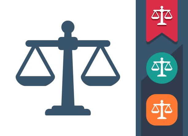 ilustraciones, imágenes clip art, dibujos animados e iconos de stock de básculas, báscula, icono de la justicia - balanzas de la justicia