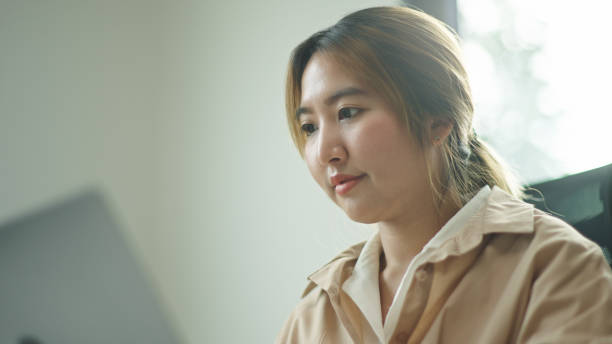 istock Businesswoman working on laptop. 2179929679