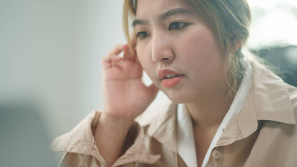 istock Businesswoman serious at work. 2179929733