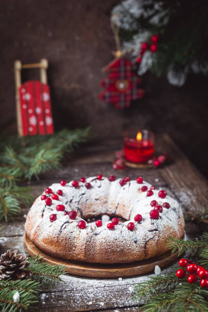 istock Homemade christmas cake 2179939535