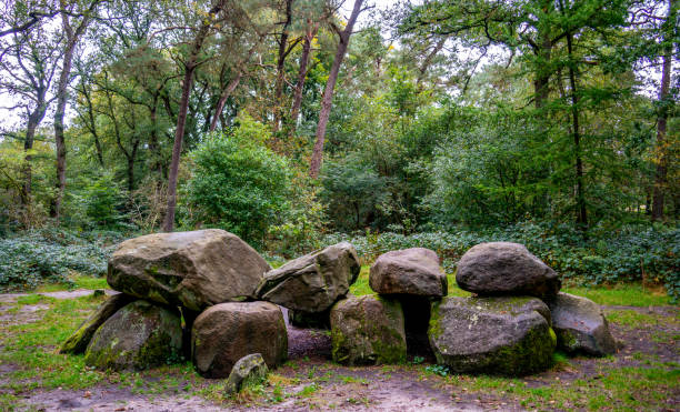 istock Neolithic monument in the forest in Drenthe, Netherlands 2179947005
