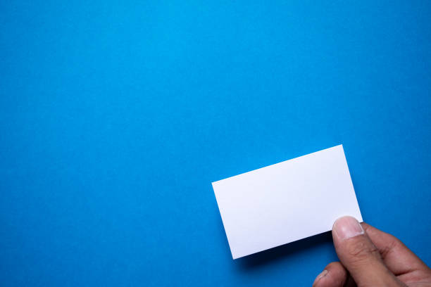istock People who have a blank card 2179957071