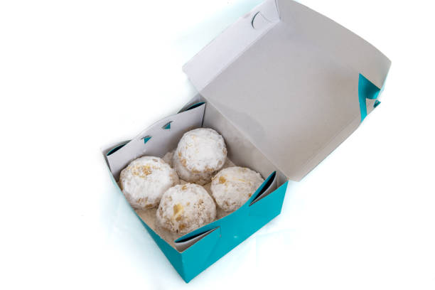 istock Kourabiedes in a box. 2179958378