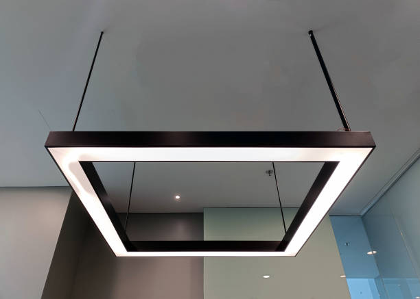 istock interior design of box-shaped room lights 2179969530