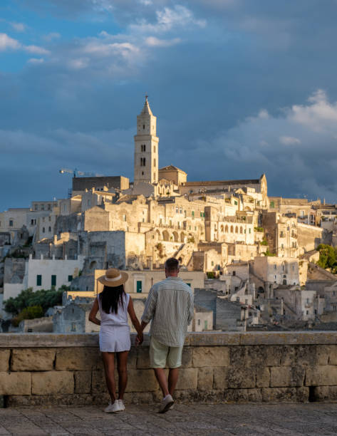 istock A romantic sunset stroll in Matera, Puglia, revealing ancient stone architecture 2179974595