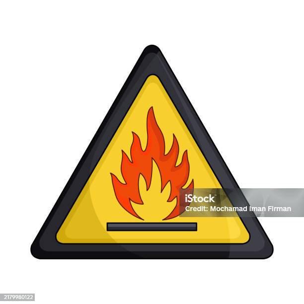 Fire Sign High Definition Fire Sign Stock Illustration - Download Image Now - Accidents and ...