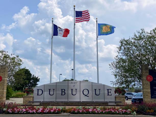 istock Flags in Dubuque, Iowa 2179991814
