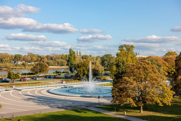 istock Multimedia Fountain Park in Warsaw 2179995468