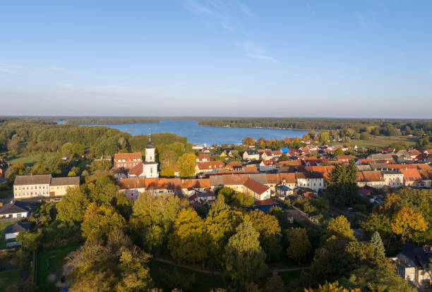 istock Lindow on three lakes in Brandenburg in Germany 2179999522