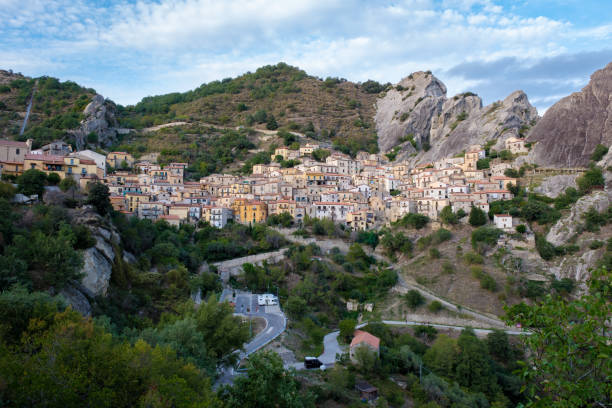 istock Discover Castelmezzano, a charming village set in Italy's Basilicata cliffs 2180000857