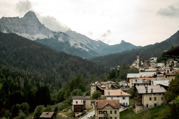 istock Landscape view of Dolomites at Cibiana 2180006821
