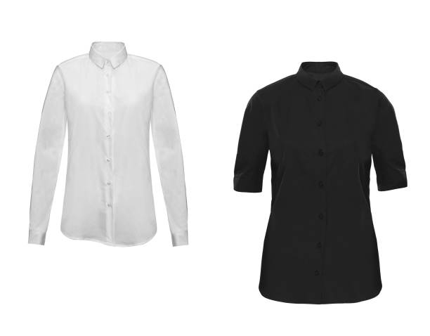 istock Black and white man T-shirt 2180015036