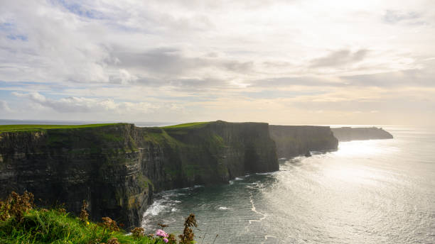 istock Panoramic full view of Cliffs of Moher, County Clare, Ireland 2180015616