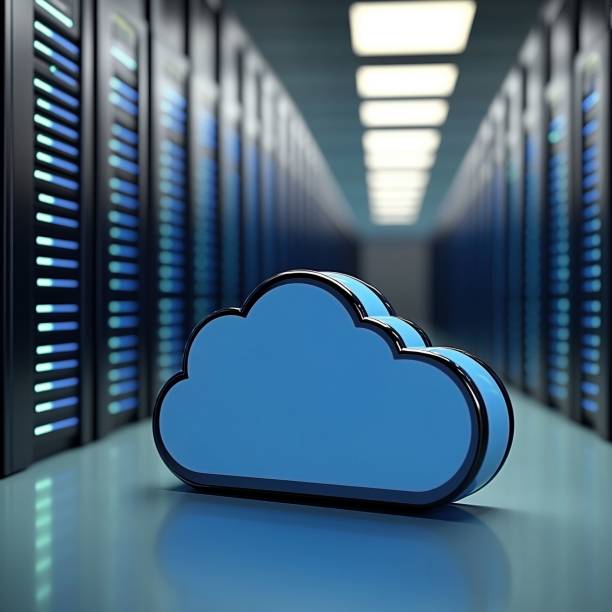 istock A blue cloud symbol in front of servers in a data center 2180017104