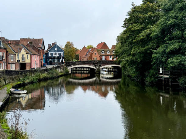 istock Historic bridge in Norwich 2180019756