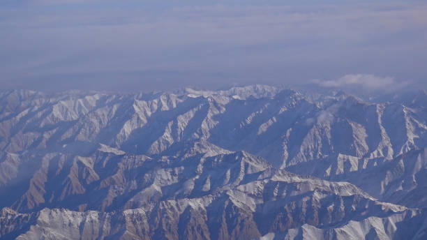 Aerial photography Of Tianshan Mountains,Xinjiang, China, Asia.