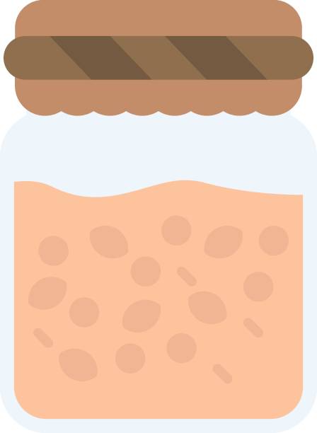 Ferment Icon Mixer Blender icon vector image. Can be used for Bakery. kombucha jar stock illustrations