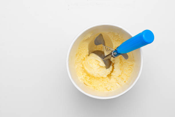 istock Vanilla Ice Cream And Scoop 2180047530