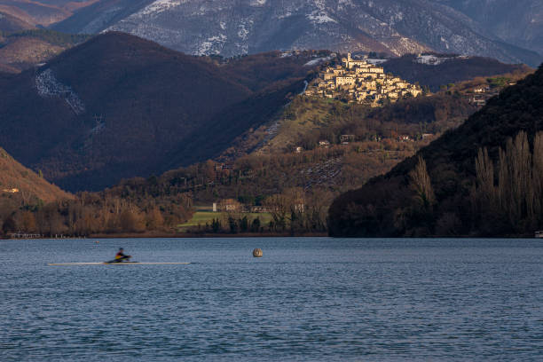 Piediluco, Terni, Umbria, Italy:\nPiediluco is a picturesque town whose name means “at the foot of the sacred wood”