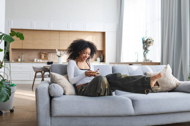 istock Relaxing with pasta salad at home 2180060066