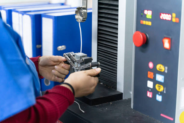 istock Cable Testing: Adult enginer Conduct thorough testing and troubleshooting of installed cabling infrastructure to ensure optimal performance and compliance with specifications. 2180068338