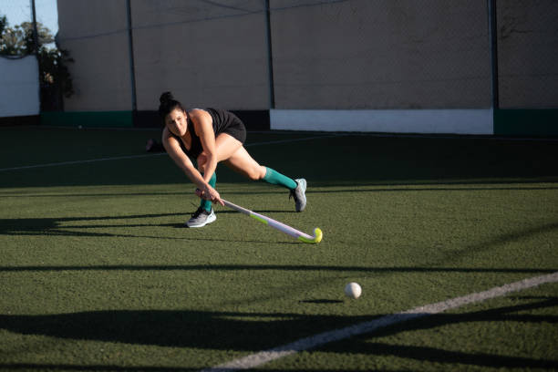 istock Woman playing Mommy hockey 2180075255
