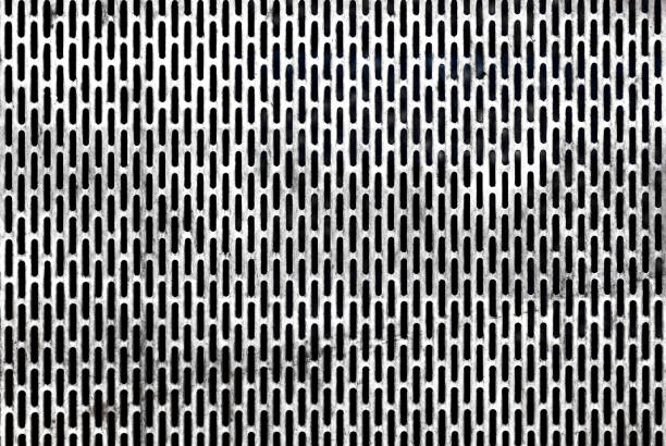 The versatile metal mesh pattern proves to be ideal for both industrial applications and modern design concepts