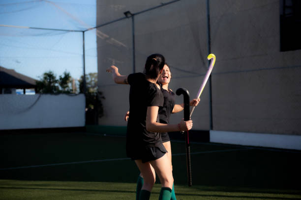 istock Field hockey players celebrating 2180078007