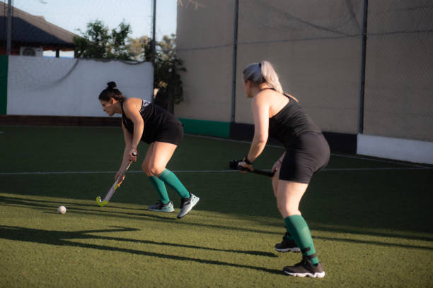 istock Field hockey players playing 2180078079