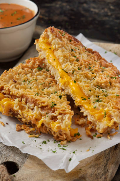 istock The Viral Ramen Noodle Crusted Grilled Cheese Sandwich 2180078173