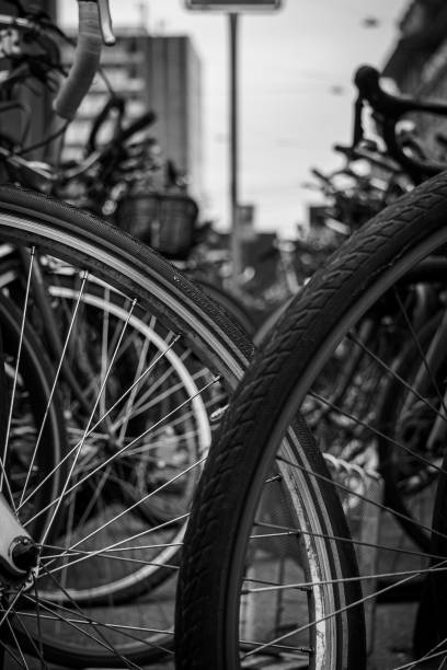 istock Black and white bike 2180089886