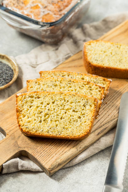 istock Homemade Baked Lemon Poppyseed Bread Loaf 2180091051