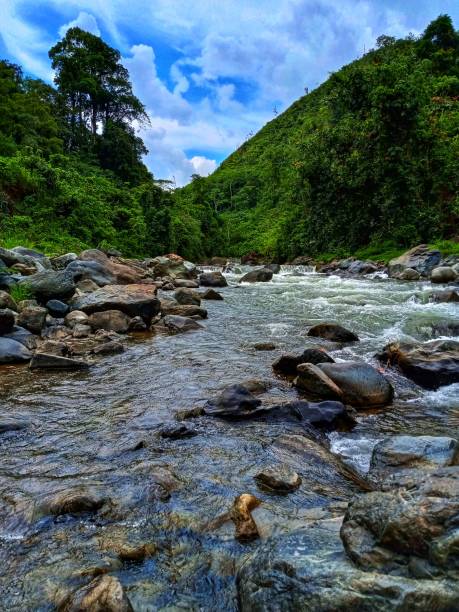 istock photo of river with big rocks 2180100981