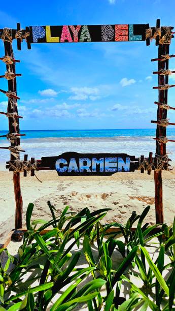 istock Playa del Carmen Portrait Sign. 2180107702