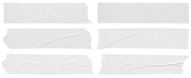 istock White adhesive paper tape set isolated on white background 2180109554