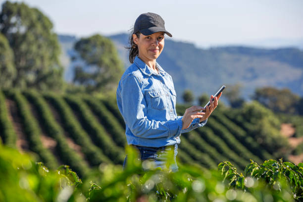 istock Farmer in coffee plantation 2180116256