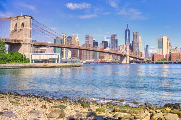 istock New York City skyline from Brooklyn, New York 2180119100