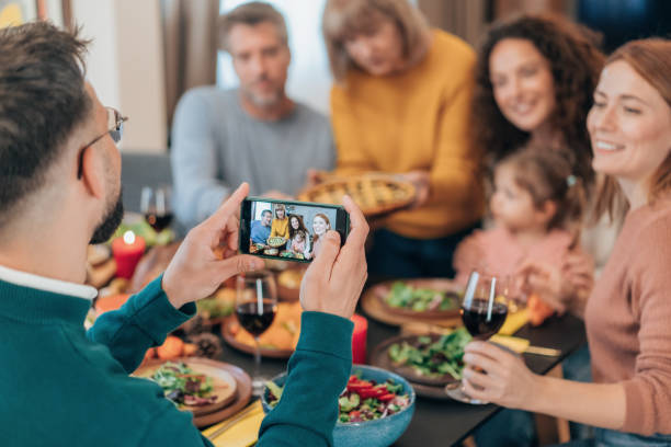istock Taking a photo during Thanksgiving 2180123958