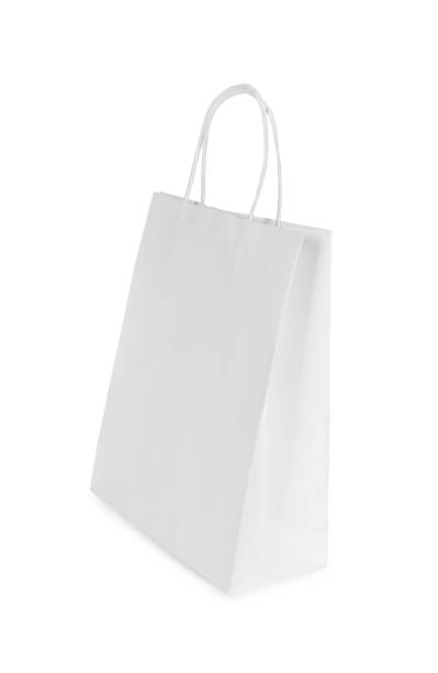 istock One light paper shopping bag isolated on white 2180133382