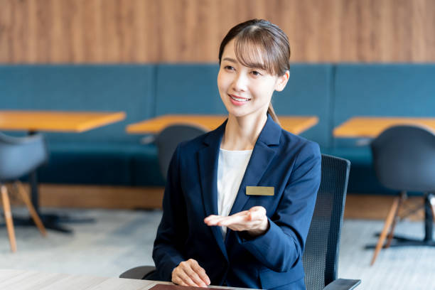 istock Consultant woman working in the office 2180140532