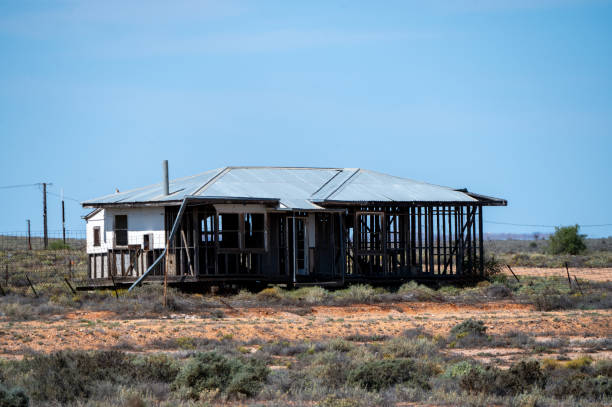 House ruins in outback South Australia