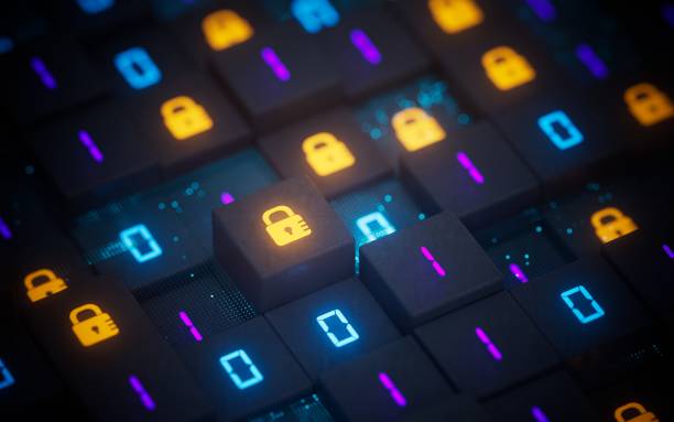 istock Cyber Security Phishing Fingerprint Ransomware Email Encrypted Technology, Digital Information Protected Secured 2180153686