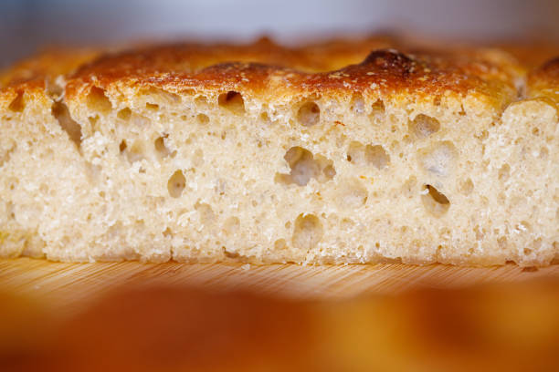 The golden crust and soft, airy interior make it stand out