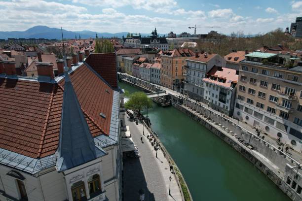 istock Ljubljana's Historic Cityscape and River 2180176162