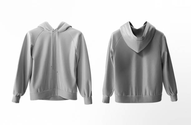 istock Men Women pullover hoodie on white background 2180189917