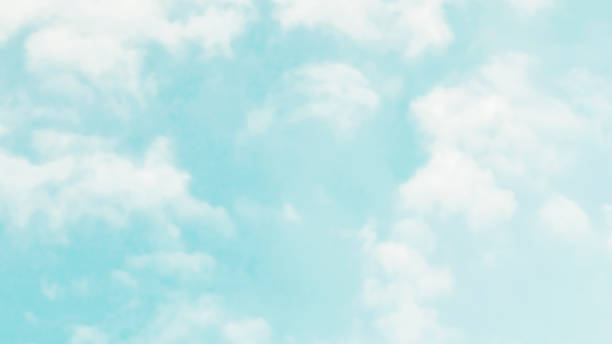 istock Blue sky with white fluffy cloud. Cumulus clouds background. Cloudscape morning sky. 2180198063