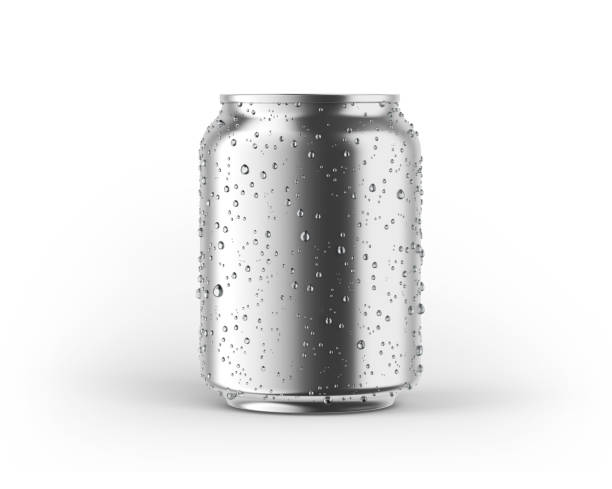 istock blank Soda can, Aluminum can, Beer can, on a white background, Water drop on can, 3d illustration, 3d rendering 2180201372
