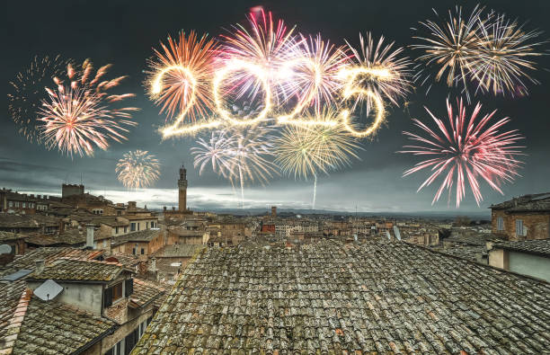 istock fireworks in siena for the new year's eve 2180204081